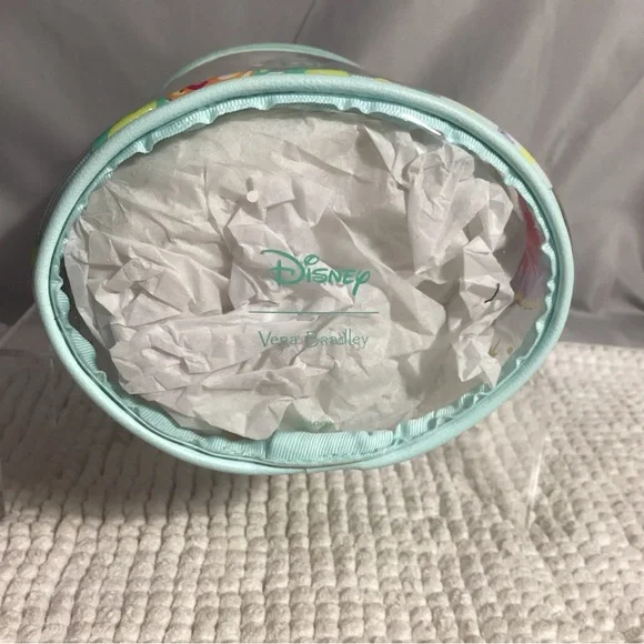 Vera Bradley Disney 100 Tinkerbell Zippered Lotion Cosmetic Case Bag RARE NEW - Picture 7 of 10